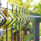 1.8M Height Welded V Mesh 3D Curved Garden Fence Panels