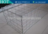 Galvanized gabion basket for stone cage application for retaining wall
