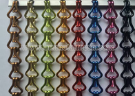 Double Hook 1.6 mm Wire Diameter Aluminum Chain Link Curtain