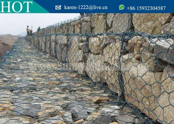 Retaining Wall Metal Wire Mesh Gabion Box Stone Cage,Gabion Basket