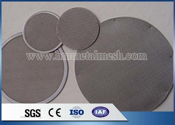 Rim or Framed Metal Mesh Optical Filter Screens For PP PE Plastic Recycle