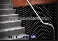 2.0Mm Stainless Steel Cable Webnet / Cable Netting For Stair Mesh Black Oxide