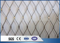 7x19  Stainless Steel X-Tend Mesh For Monkey Enclosure Mesh/Zoo Mesh