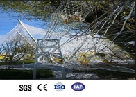 Black Oxide Finished 1.5mm Stainless Steel Wire Rope Mesh For Zoo Exhibition Decoration/Zoo Mesh