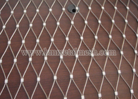 1.2Mm Ferruled Stainless Steel  Wire Rope  Mesh For Aviary Bird Zoo Mesh