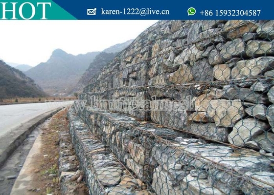 Retaining Wall Metal Wire Mesh Gabion Box Stone Cage,Gabion Basket