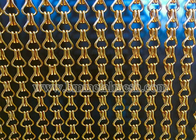 Decorative Wire Metal Chain Fly Screen As Door Curtain For Room Divider