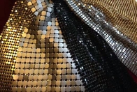 Customized Metal Sequin Fabric , Metallic Table Cloth For Decoration