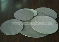 Round Shape Stainless Steel Wire Cloth Extruder Screens/Extruder-Screen Packs/Plastic Extrusion Screen Filters