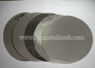 Round Shape Stainless Steel Wire Cloth Extruder Screens/Extruder-Screen Packs/Plastic Extrusion Screen Filters