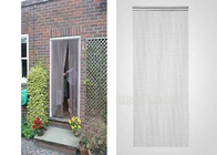 Aluminium Fly Pest Door Screen 84x35 Inch Metal Chain Curtain doorway Screen