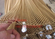 Decorative Metal Chain Link Mesh Curtain Screen For Door And Room Divider