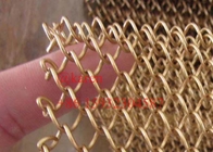 Decorative Metal Chain Link Mesh Curtain Screen For Door And Room Divider