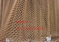 Metal chain link mesh curtain for room divider decorative mesh