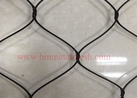 Stainless Steel black oxide wire rope mesh net high strength