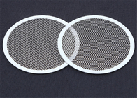 Multi Layer Rimmed Stainless Steel Woven Wire Screen Mesh Disc For Liquid Filter