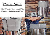 300 Micron Metal Home Brew Beer Kettle Filter Tube Screen Filter Bucket
