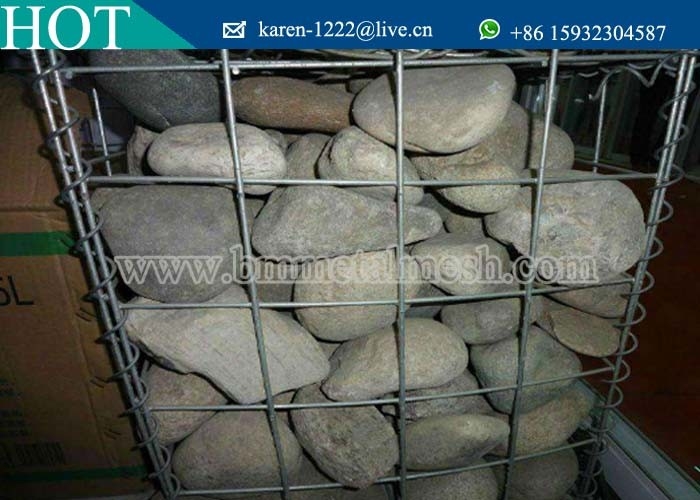 Galvanized Gabion Baskets Welded Mesh | Rock-Stone Walls