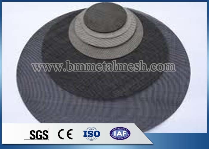 20 40 60 80 Mesh Black Wire Mesh Cloth/Iron Screen Filter Disc For PP PE Plastic Recycle
