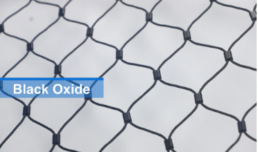 Black Oxide Finished X-tend Inox Wire Rope Mesh/ Cable Mesh/ Cable Webnet