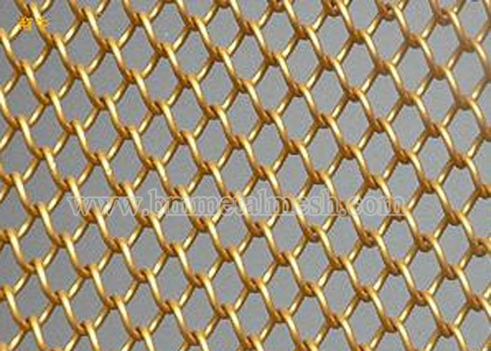 Gold Metallic Mesh Fabric Drapery Curtains