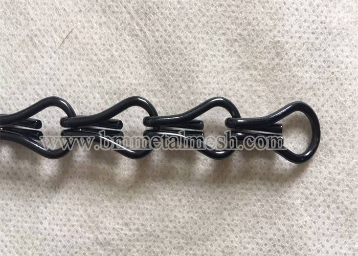 1.6mm Aluminum Chain Link Curtain For Decoration