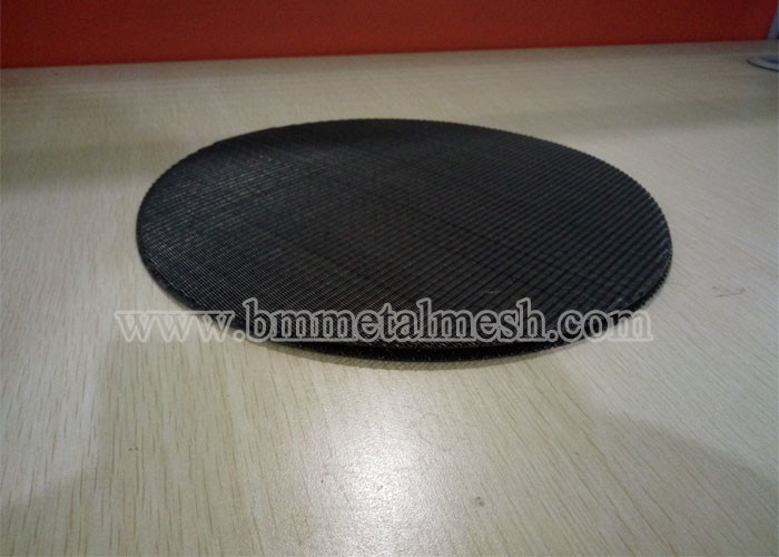 Circle Diameter 250mm Screen Mesh For Plastic Extrusion Production Line
