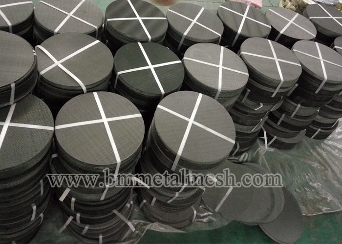 Factory Extruder Screen Mesh For Polymer Filters Processing