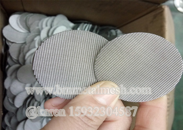 Circle extruder screen mesh filter for foaming machine diameter 45mm