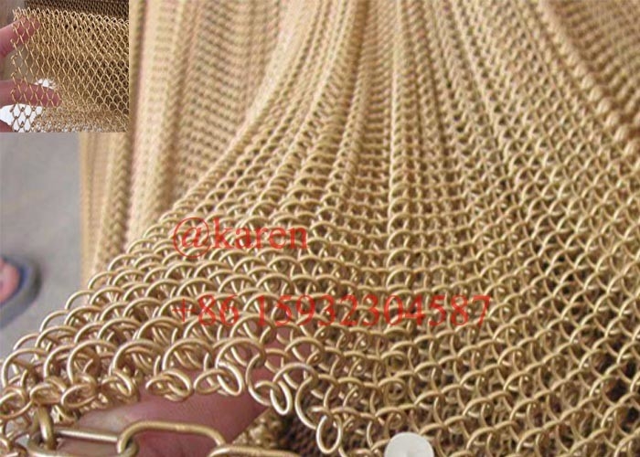 Decorative metal mesh curtain / Chain link fence / Decorative wire mesh for room