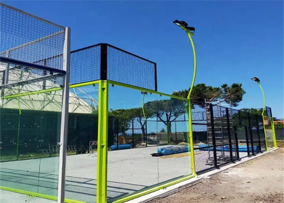 New Design Panoramic Padel Court Size For Padel